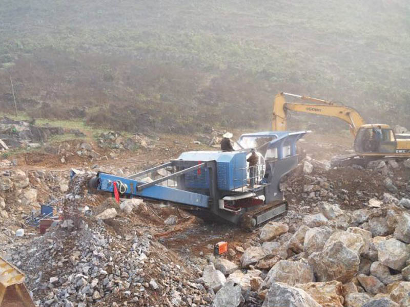 移動式建筑垃圾破碎站 移動式建筑垃圾破碎站