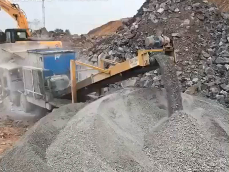 移動建筑垃圾破碎站 移動建筑垃圾破碎站