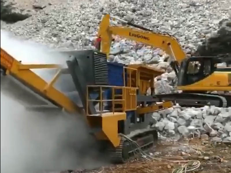 履帶移動破碎站 履帶移動破碎站