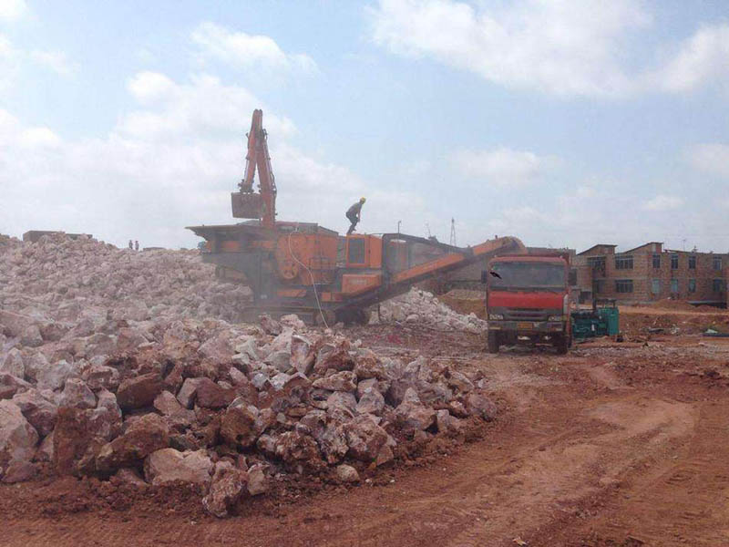 建筑垃圾破碎站 建筑垃圾破碎站