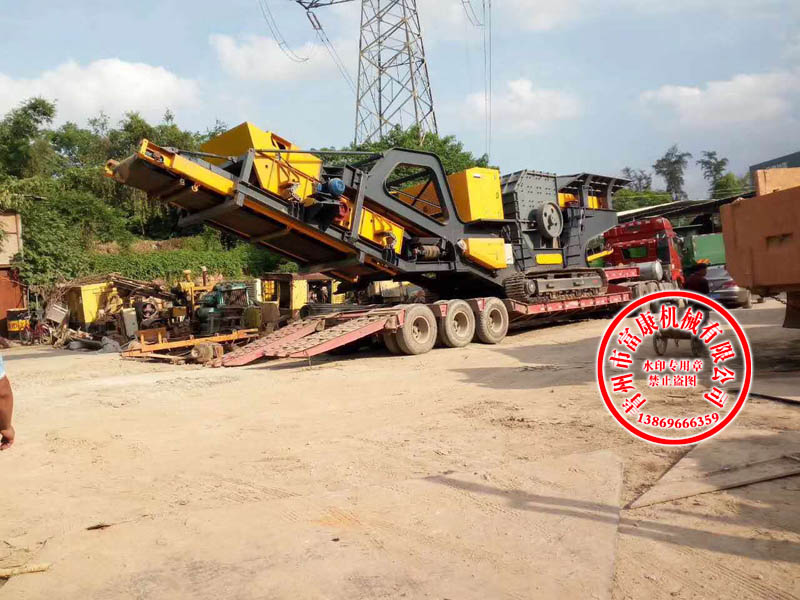 建筑垃圾移動(dòng)破碎站 建筑垃圾移動(dòng)破碎站