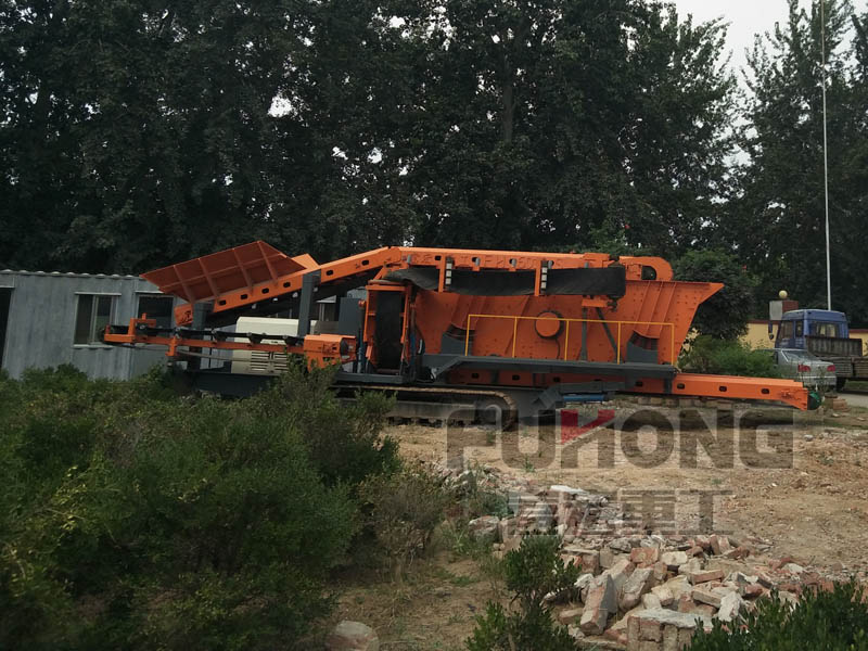 建筑垃圾移動破碎站 建筑垃圾移動破碎站