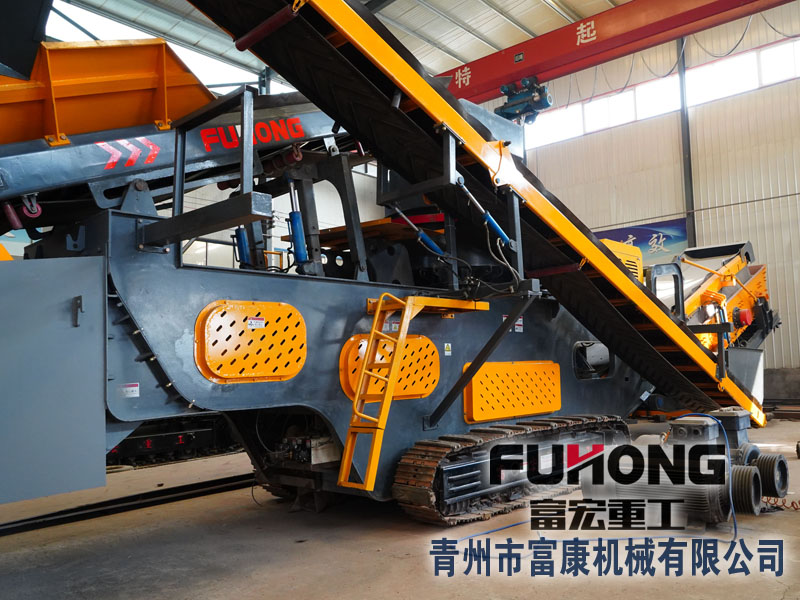 建筑垃圾移動式破碎站 建筑垃圾移動式破碎站