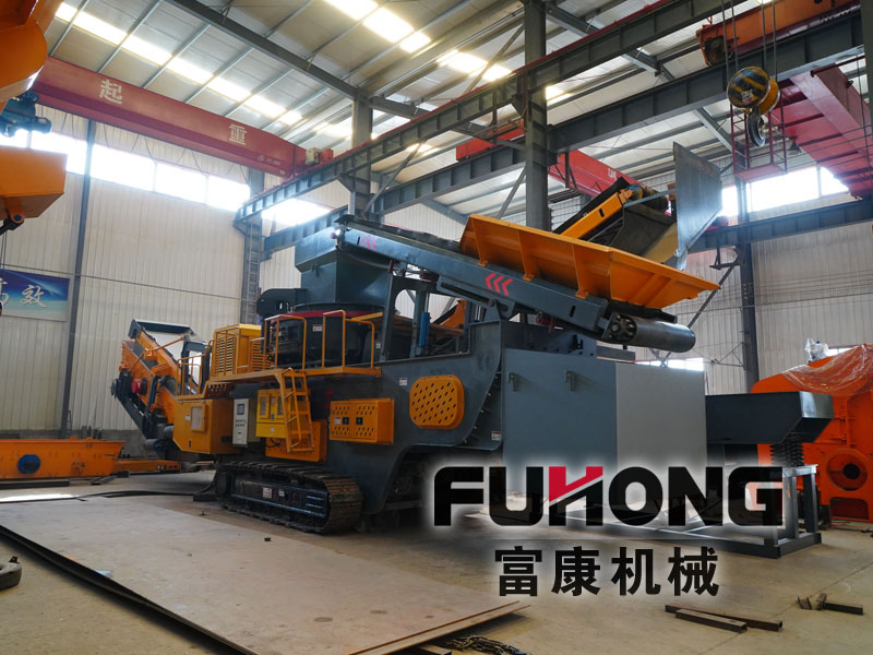 建筑垃圾移動式破碎站 建筑垃圾移動式破碎站